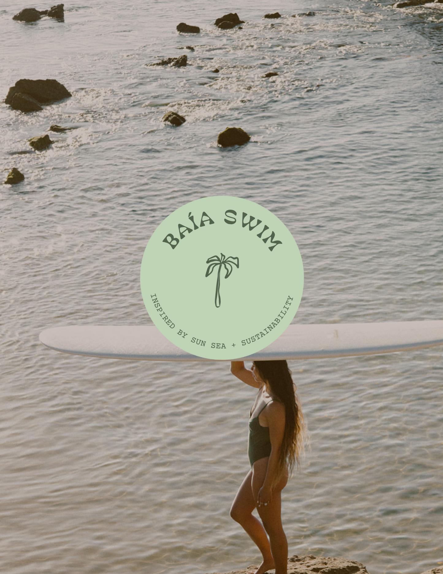 Baía Surf Board Sticker